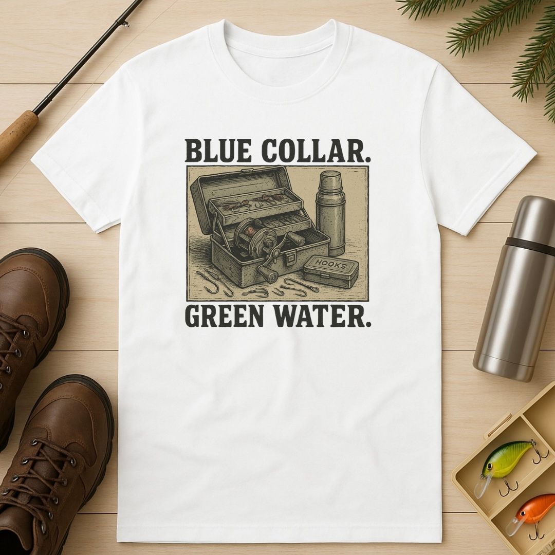 Blue Collar, Green Water T-Shirt