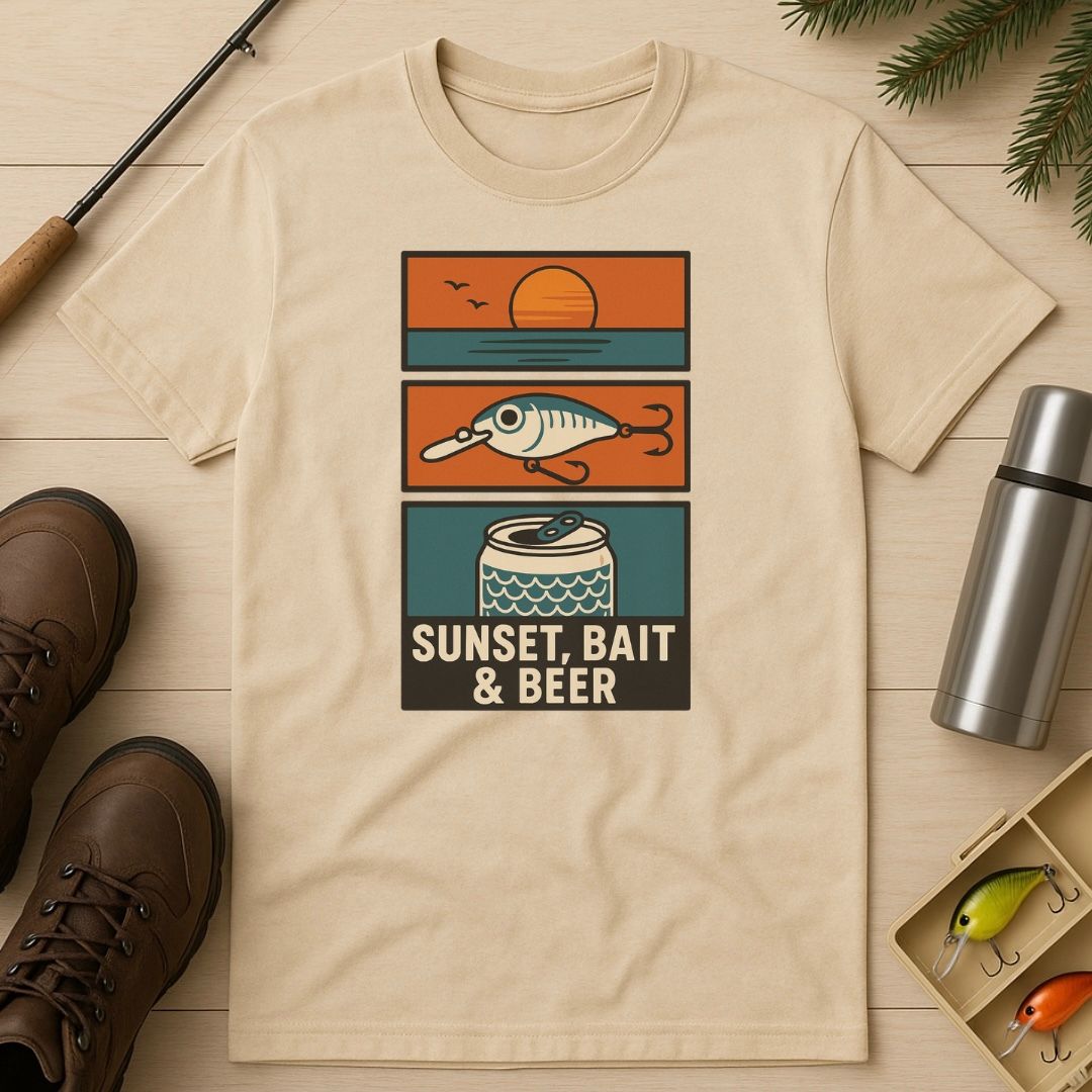 Sunset, Bait & Beer T-Shirt