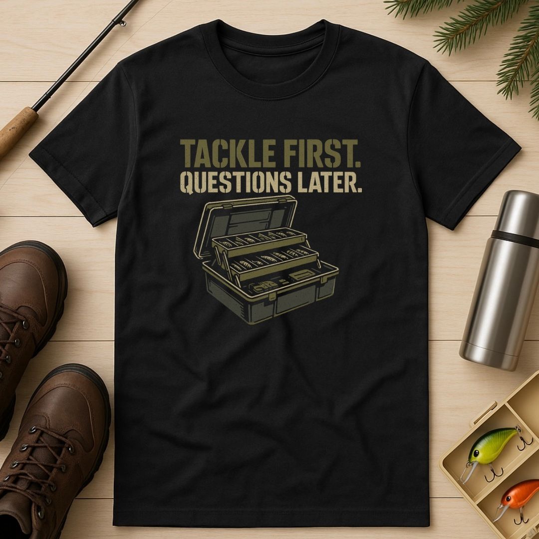 Tackle First, Questions later T-Shirt
