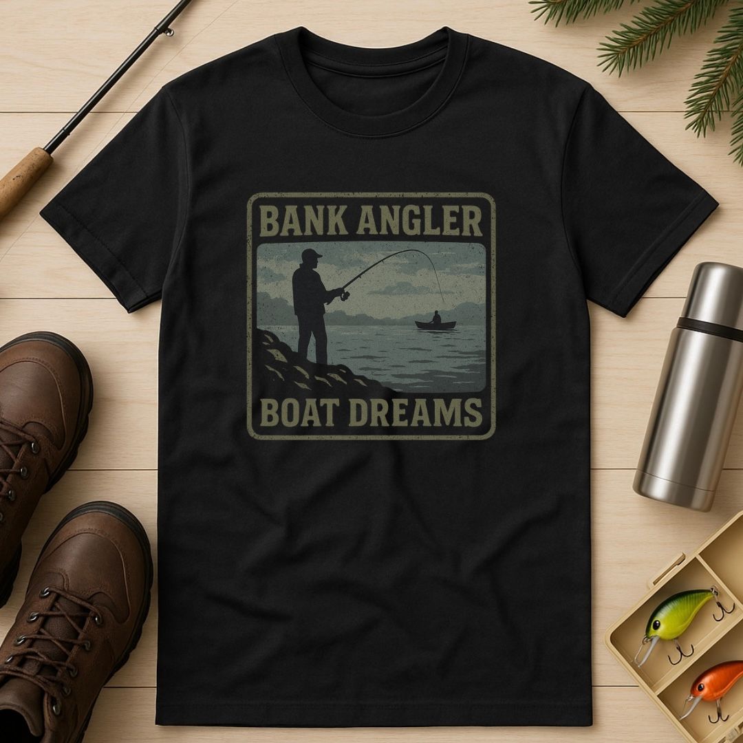 Bank Angler, Boat Dreams T-Shirt
