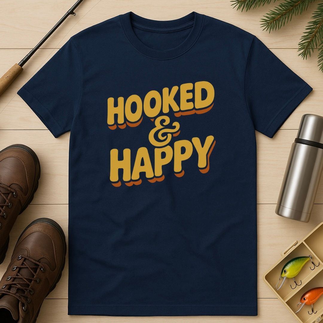 Hooked & Happy T-Shirt