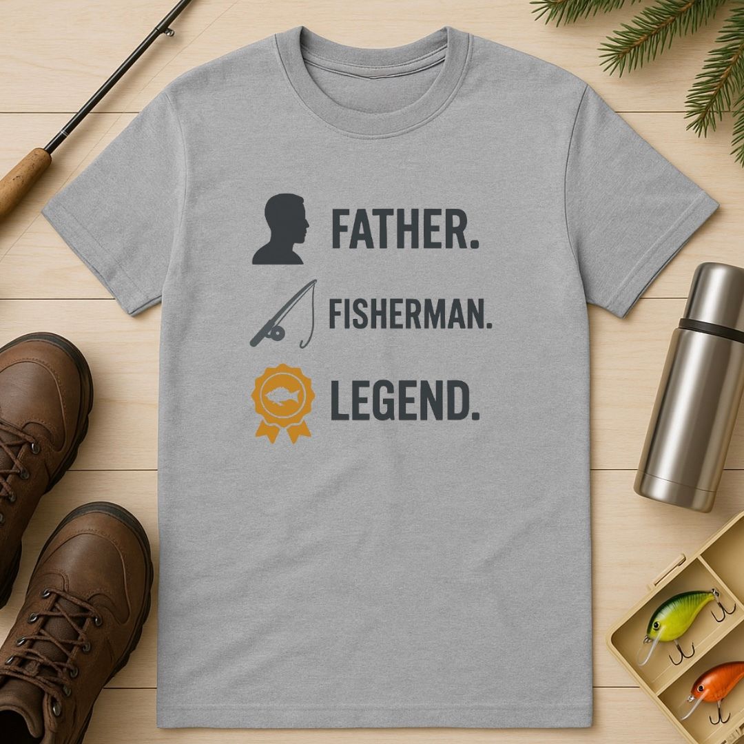 Father. Fisherman. Legend. T-Shirt