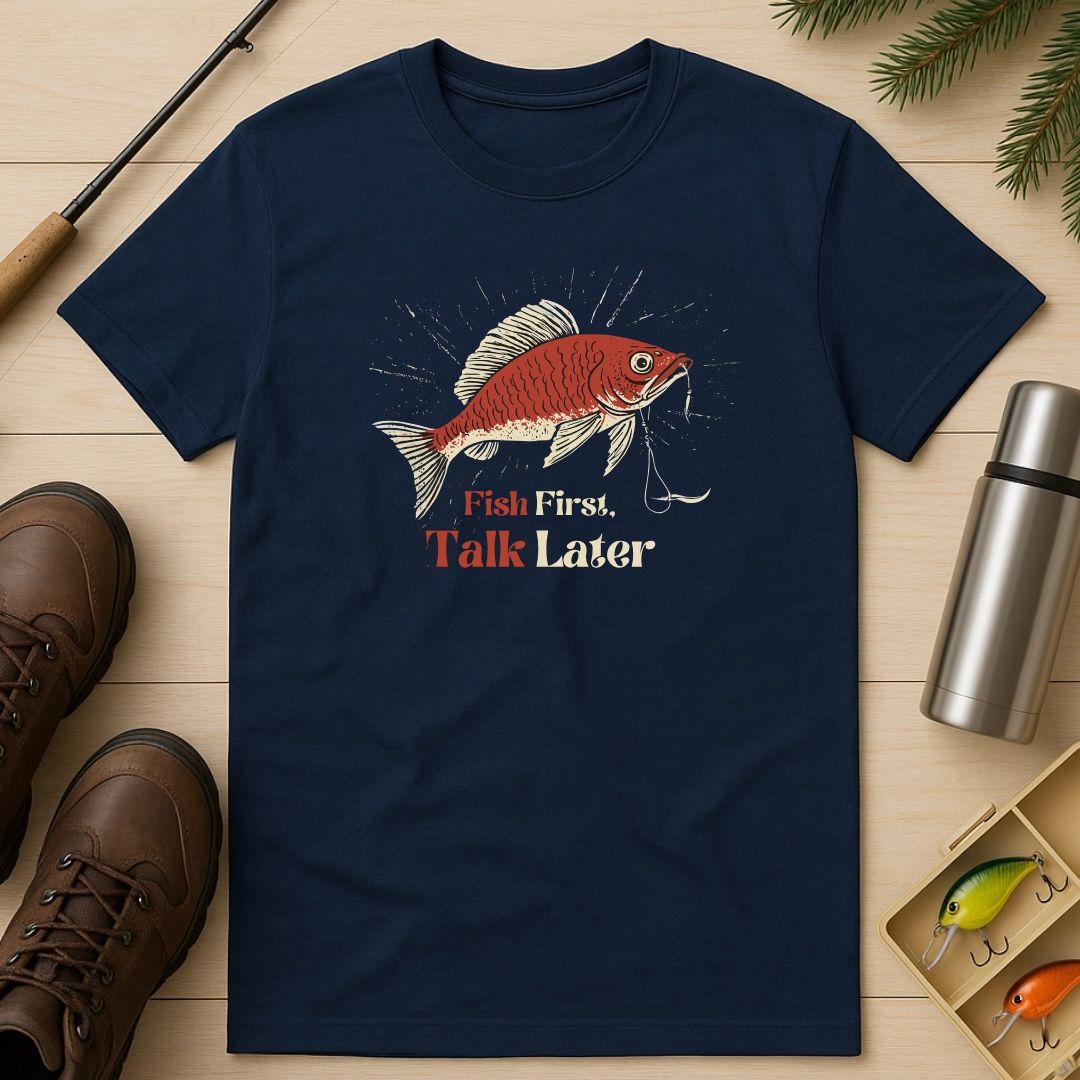 Fish First, Talk Later T-Shirt
