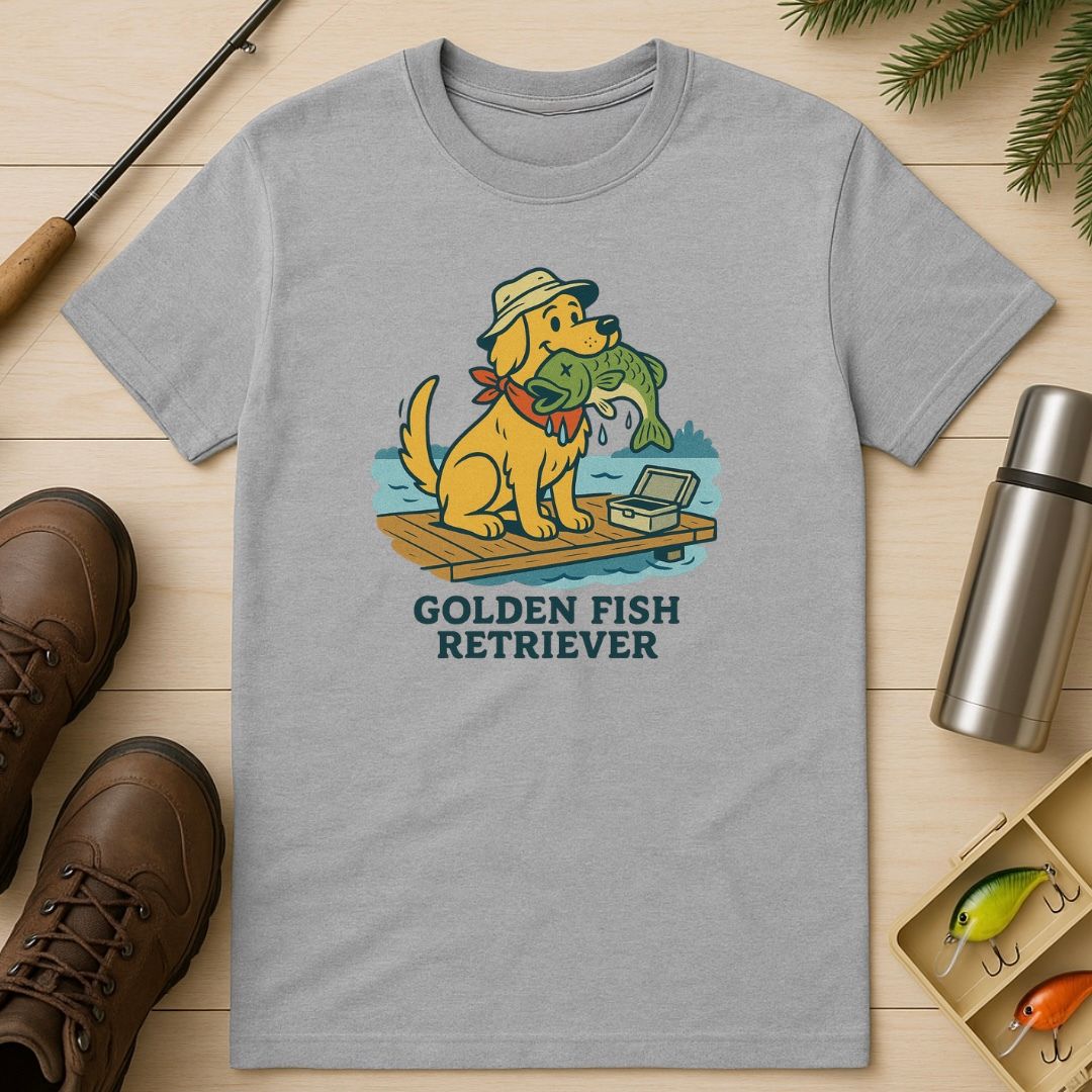 Golden Fish Retriever T-Shirt