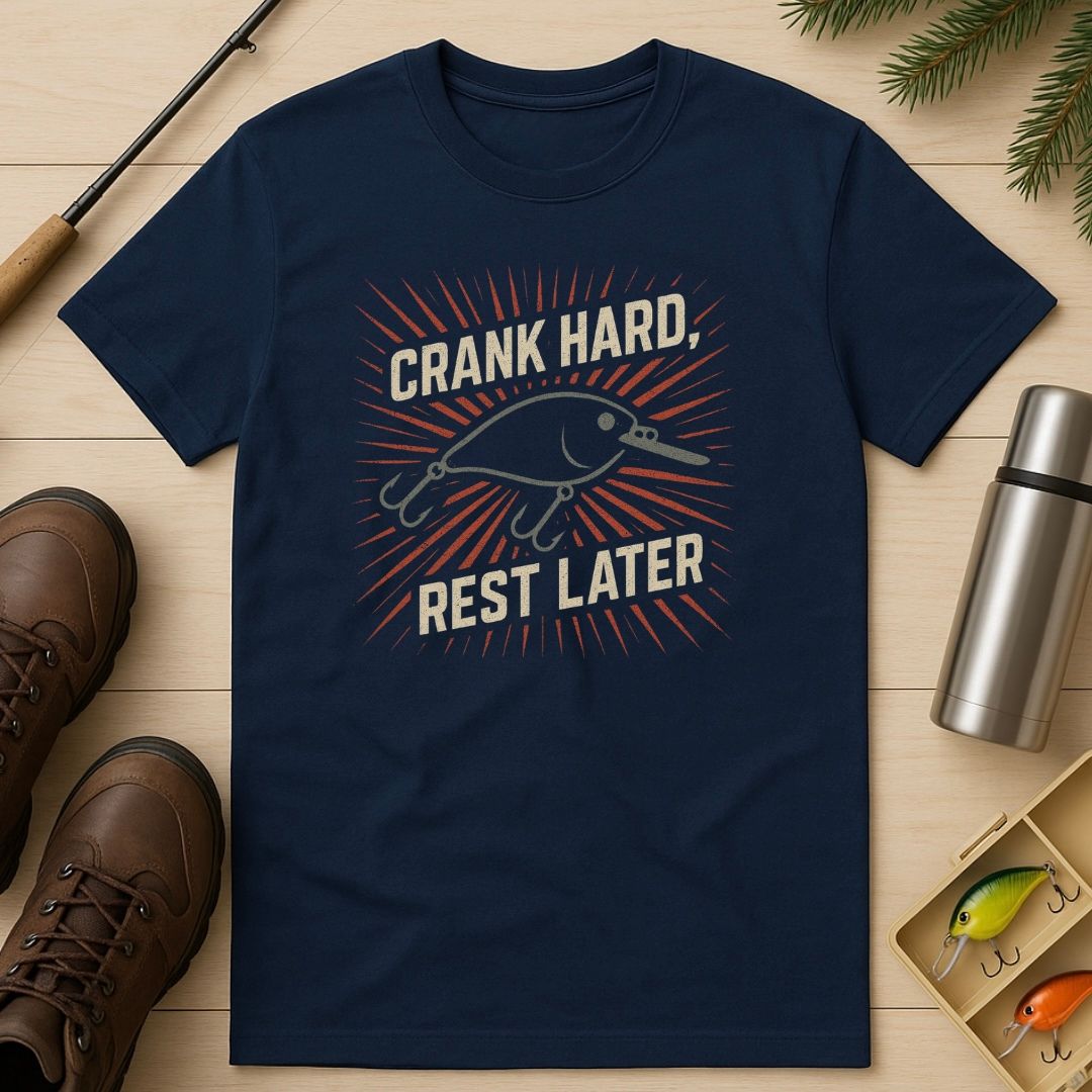 Crank Hard, Rest Later T-Shirt