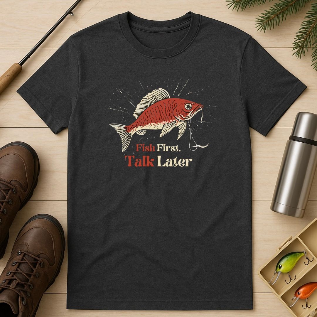 Fish First, Talk Later T-Shirt