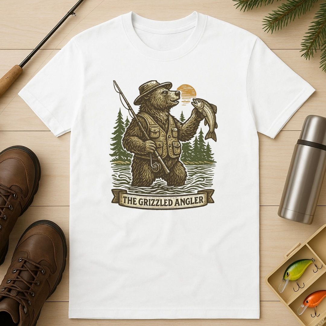 The Grizzled Angler T-Shirt