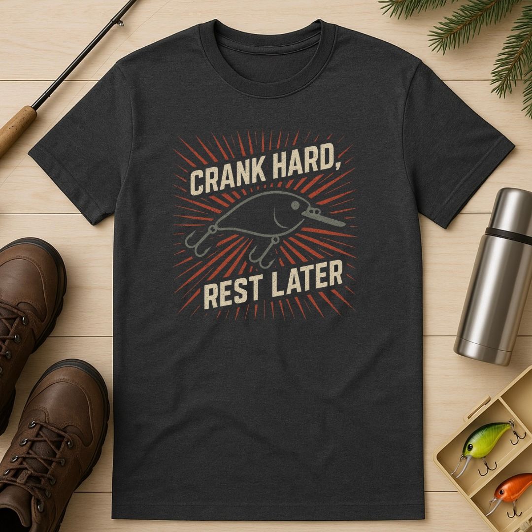 Crank Hard, Rest Later T-Shirt