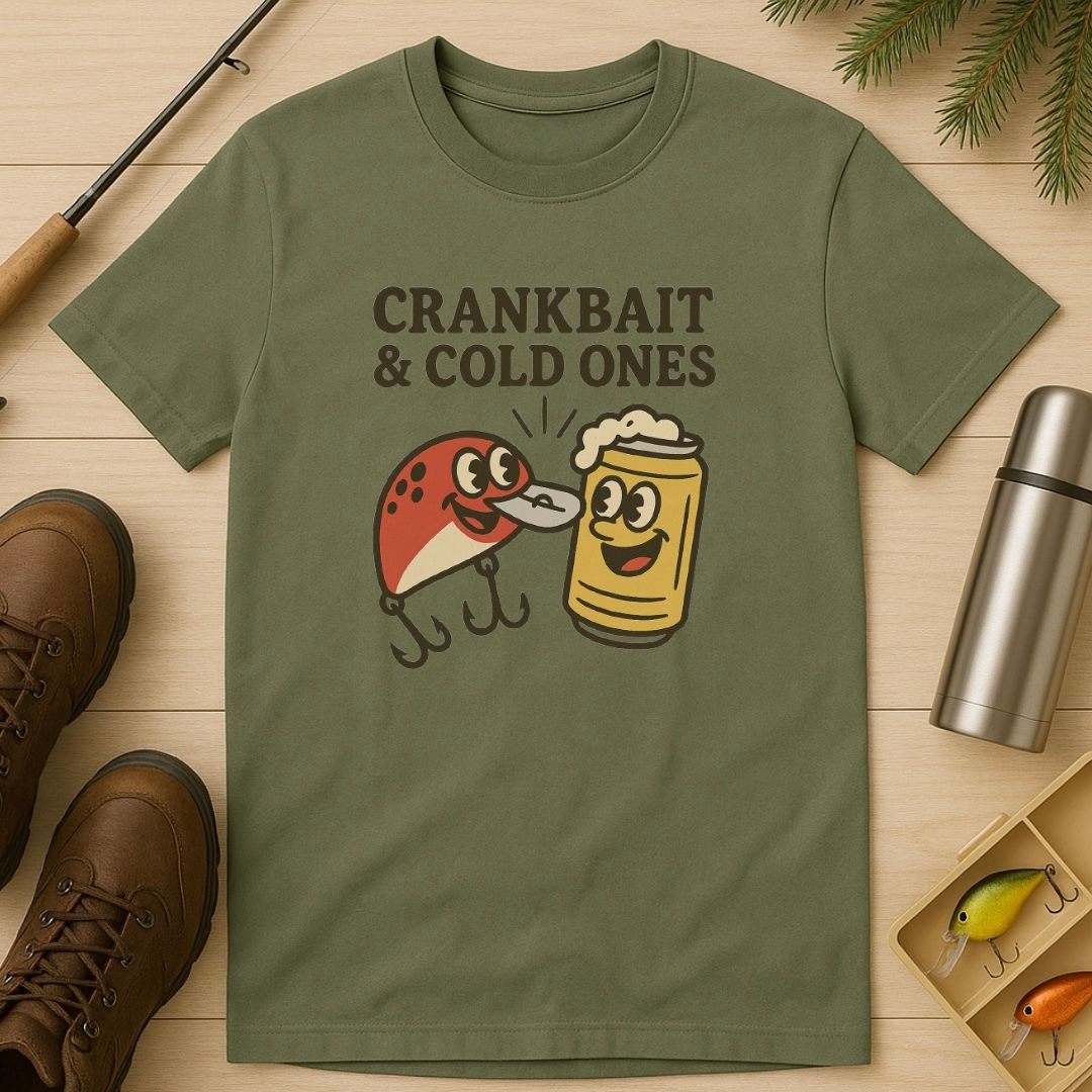 Crankbaits And Cold Ones T-Shirt