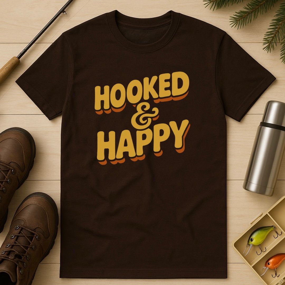 Hooked & Happy T-Shirt