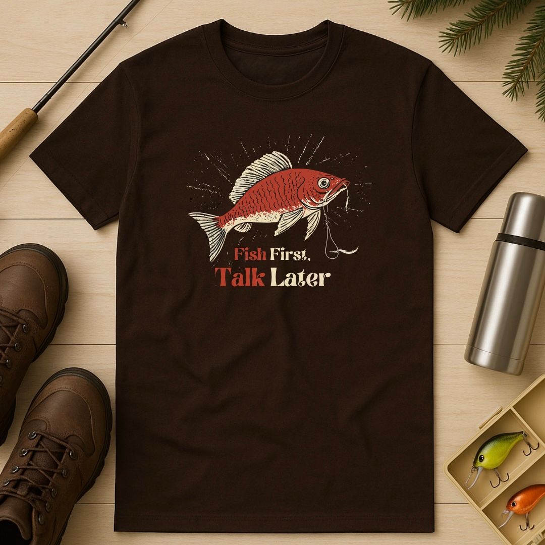 Fish First, Talk Later T-Shirt