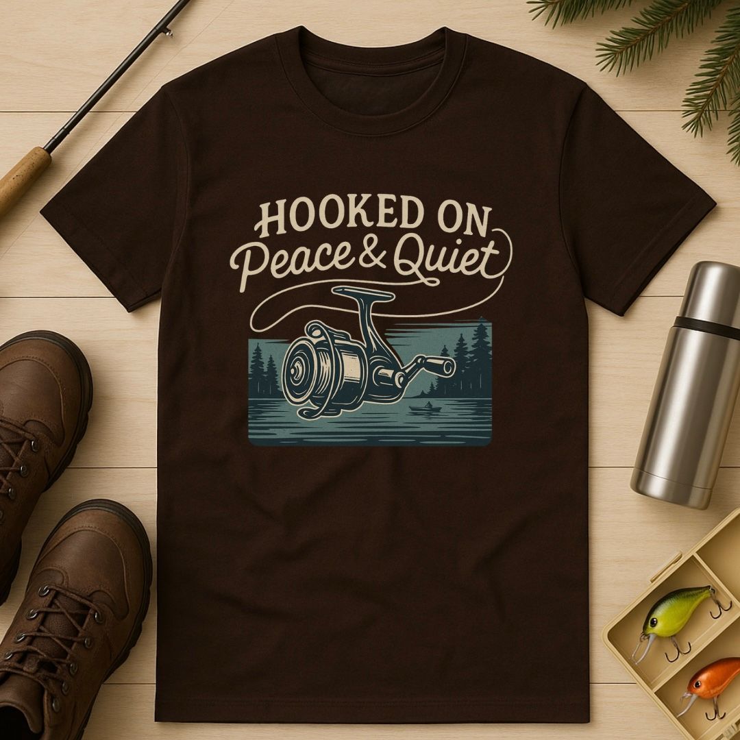 Hooked on Peace & Quiet T-Shirt