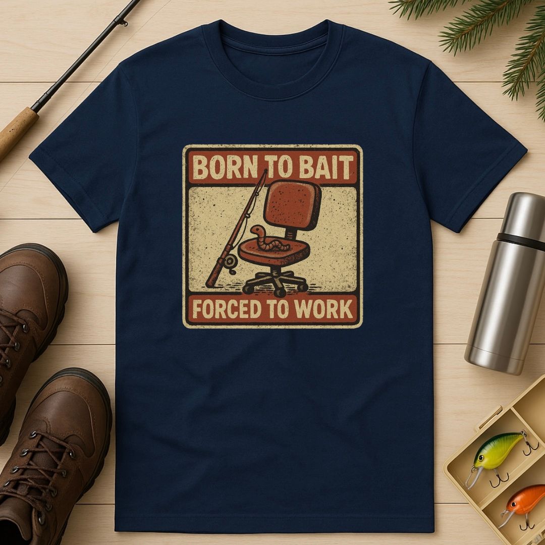 Born to Bait, Forced To Work T-Shirt