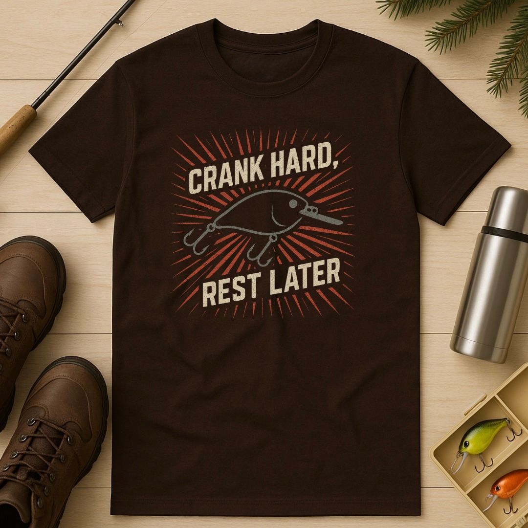 Crank Hard, Rest Later T-Shirt