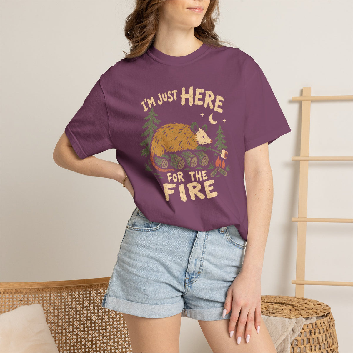 Here For Flames Tee