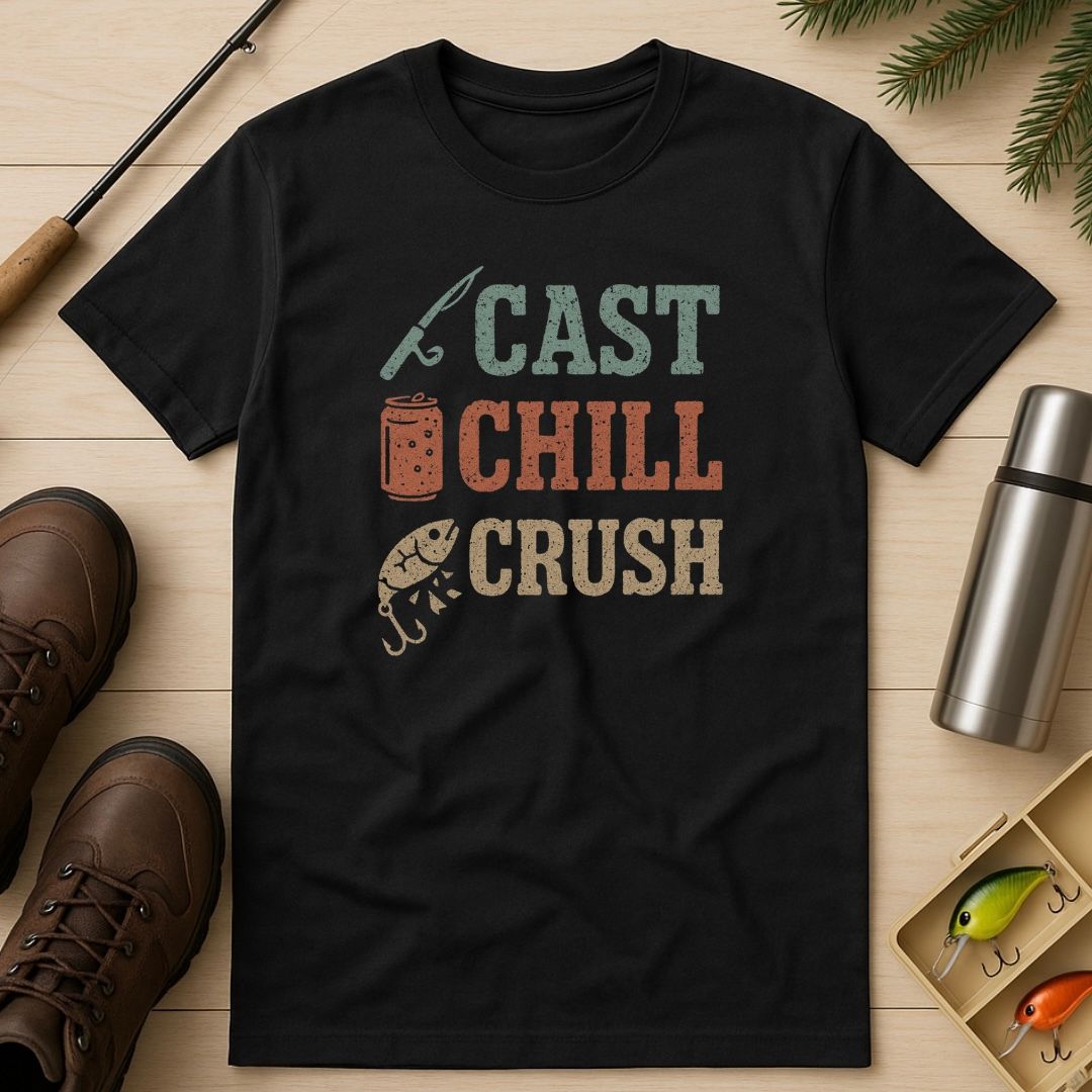 Cast, Chill, Crush T-Shirt