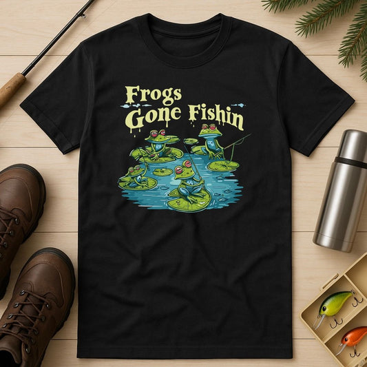 Frogs Gone Fishin T-Shirt