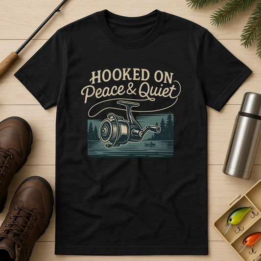 Hooked on Peace & Quiet T-Shirt