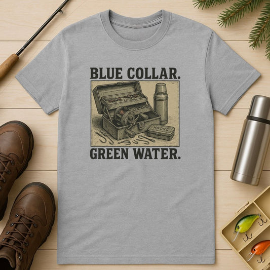 Blue Collar, Green Water T-Shirt
