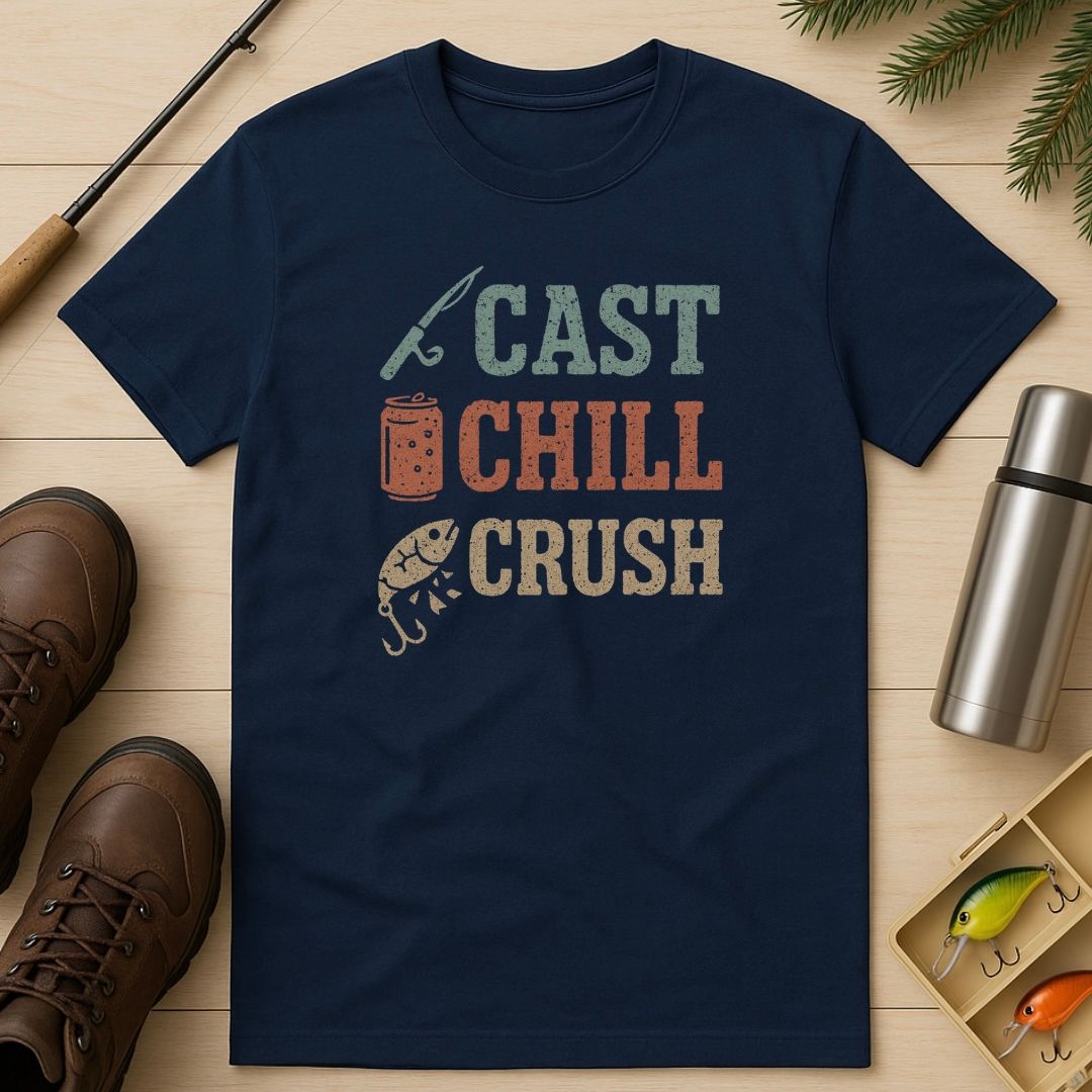 Cast, Chill, Crush T-Shirt