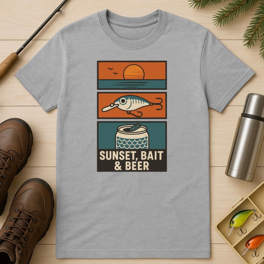 Sunset, Bait & Beer T-Shirt