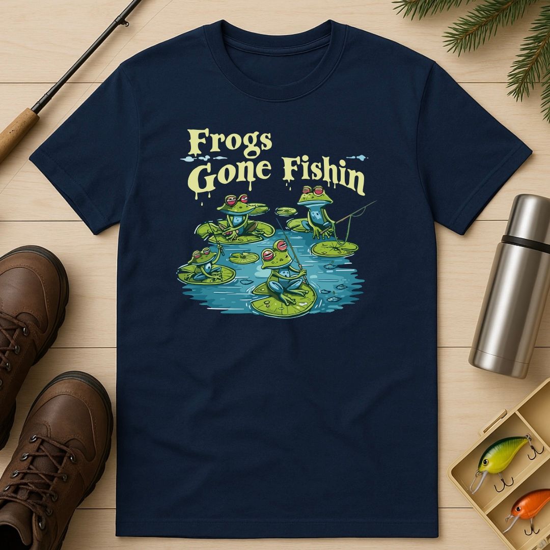 Frogs Gone Fishin T-Shirt