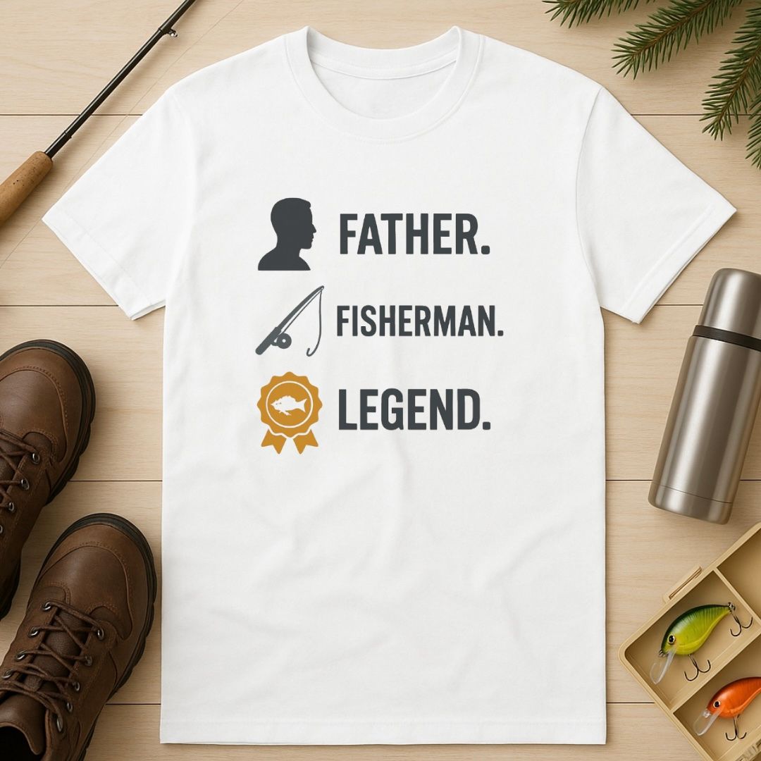 Father. Fisherman. Legend. T-Shirt