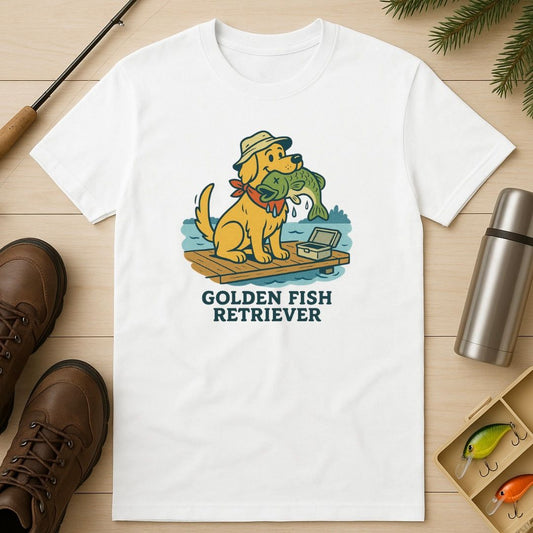 Golden Fish Retriever T-Shirt