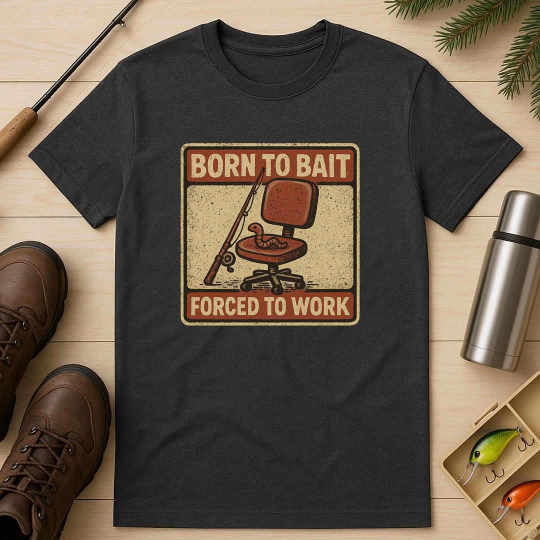 Born to Bait, Forced To Work T-Shirt