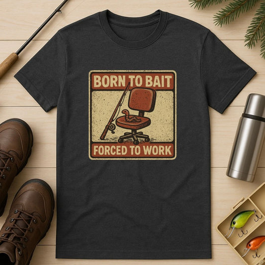 Born to Bait, Forced To Work T-Shirt