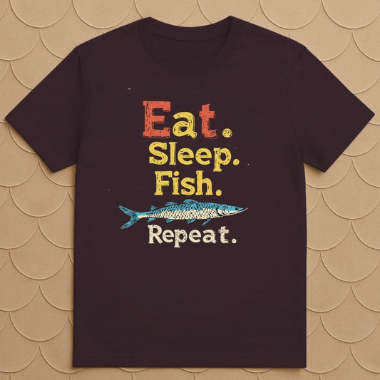 Eat. Sleep. Fish. Repeat. T-Shirt