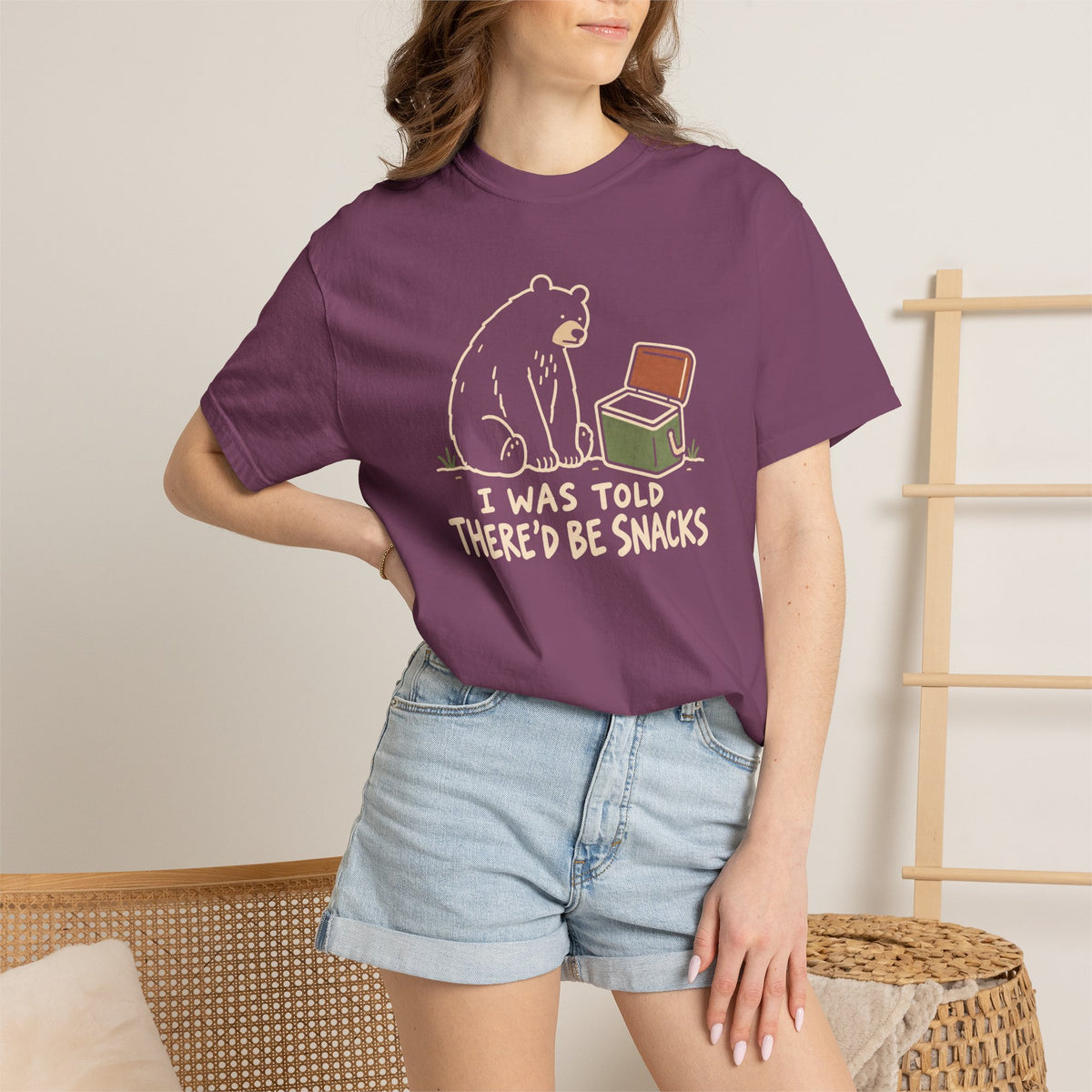 Here For Snacks Tee