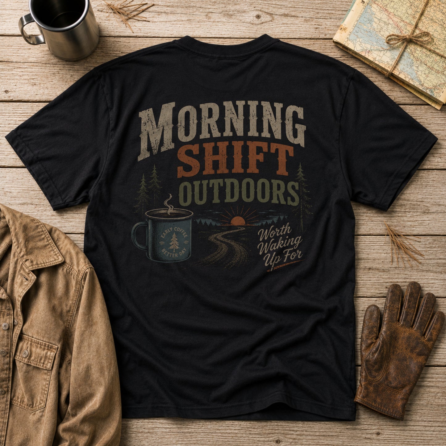 Morning Shift Outdoors